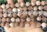 CNG8755 15.5 inches 12mm faceted nuggets moonstone beads wholesale