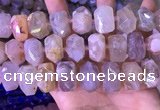 CNG8780 15 inches 13*20mm - 15*24mm faceted nuggets sakura agate beads