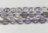 CNG8801 15.5 inches 16mm - 20mm faceted freeform ametrine beads