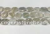 CNG8808 15.5 inches 16mm - 20mm faceted freeform moonstone beads