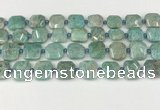 CNG8817 15.5 inches 16mm - 20mm faceted freeform amazonite beads