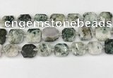 CNG8820 15.5 inches 16mm - 20mm faceted freeform jade beads