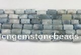 CNG8854 15.5 inches 8*12mm - 10*16mm nuggets matte aquamarine beads