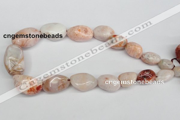 CNG89 15.5 inches 10*15mm - 20*35mm nuggets agate gemstone beads