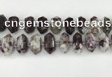 CNG8904 10*25mm - 14*30mm faceted nuggets tourmaline beads