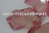 CNG895 15.5 inches 15*20mm – 25*48mm freeform dyed agate beads