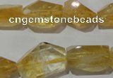 CNG902 15.5 inches 13*18mm – 15*25mm faceted nuggets citrine beads