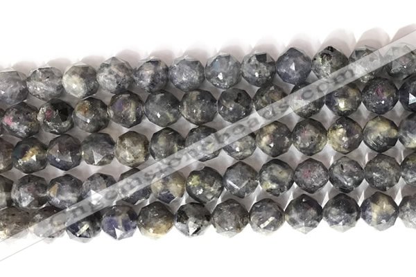 CNG9060 15.5 inches 10mm faceted nuggets iolite gemstone beads