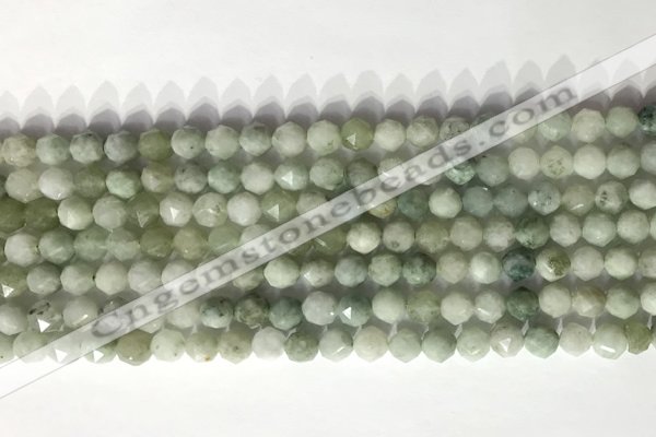 CNG9071 15.5 inches 6mm faceted nuggets jade gemstone beads