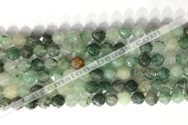 CNG9079 15.5 inches 8mm faceted nuggets jade gemstone beads