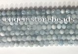 CNG9084 15.5 inches 6mm faceted nuggets aquamarine gemstone beads