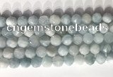 CNG9086 15.5 inches 10mm faceted nuggets aquamarine gemstone beads