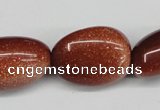 CNG96 15.5 inches 12*18mm - 20*30mm nuggets goldstone gemstone beads