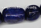 CNG98 15.5 inches 15*20mm - 20*35mm nuggets dyed lapis lazuli beads