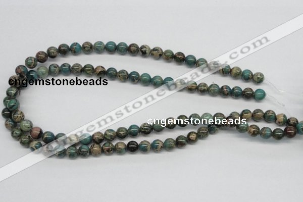 CNI03 16 inches 8mm round natural imperial jasper beads wholesale