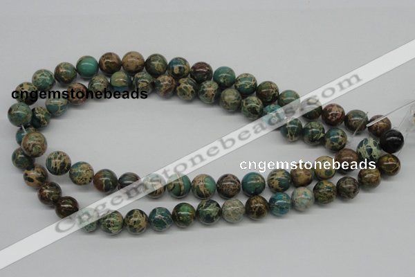 CNI05 16 inches 12mm round natural imperial jasper beads wholesale