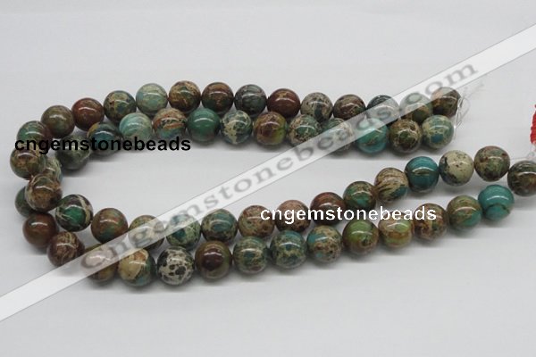 CNI06 16 inches 14mm round natural imperial jasper beads wholesale