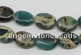 CNI11 16 inches 10*14mm oval natural imperial jasper beads wholesale