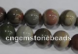 CNI205 15.5 inches 14mm round imperial jasper beads wholesale