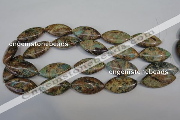 CNI35 15.5 inches 20*38mm marquise natural imperial jasper beads