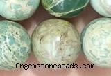 CNI369 15.5 inches 10mm round blue impression jasper beads