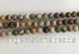 CNI371 15.5 inches 8mm round American picture jasper beads