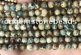 CNI401 15.5 inches 6mm round blue impression jasper beads