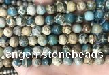 CNI402 15.5 inches 8mm round blue impression jasper beads