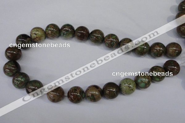 CNI55 15.5 inches 18mm round natural imperial jasper beads