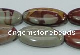 CNJ06 15.5 inches 15*30mm oval natural noreena jasper beads