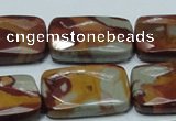 CNJ14 15.5 inches 22*30mm faceted rectangle natural noreena jasper beads