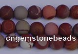 CNJ301 15.5 inches 6mm round matte noreena jasper beads wholesale