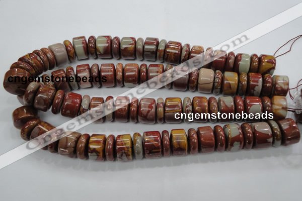 CNJ31 15.5 inches 6*18mm & 12*18mm rondelle noreena jasper beads