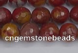 CNJ311 15.5 inches 10mm faceted round noreena jasper beads