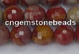 CNJ312 15.5 inches 12mm faceted round noreena jasper beads