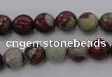 CNJ37 15.5 inches 8mm faceted round noreena jasper beads wholesale