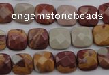 CNJ58 15.5 inches 12*12mm faceted square noreena jasper beads