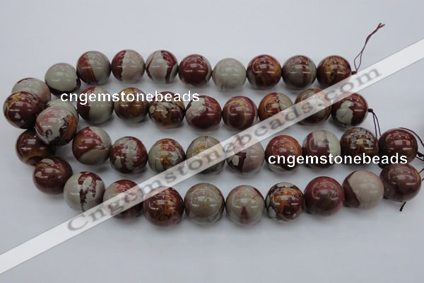 CNJ73 15.5 inches 20mm round noreena jasper beads wholesale