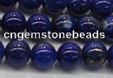 CNL1002 15.5 inches 8mm round A grade natural lapis lazuli beads