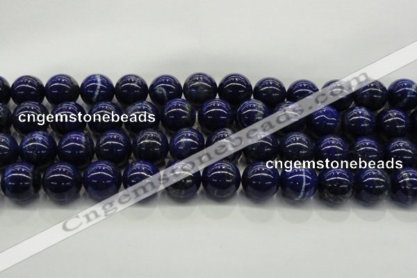 CNL1005 15.5 inches 14mm round B grade natural lapis lazuli beads