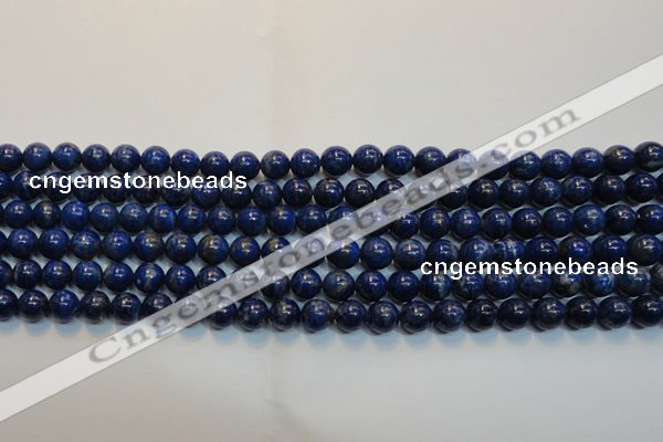 CNL1050 15.5 inches 7.5mm - 8mm round B grade natural lapis lazuli beads