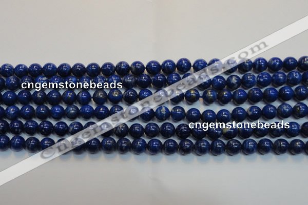 CNL1051 15.5 inches 7.5mm - 8mm round B+ grade natural lapis lazuli beads