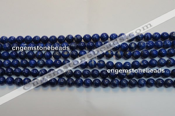 CNL1051 15.5 inches 7.5mm - 8mm round B+ grade natural lapis lazuli beads