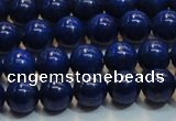 CNL1054 15.5 inches 7.5mm - 8mm round A+ grade natural lapis lazuli beads