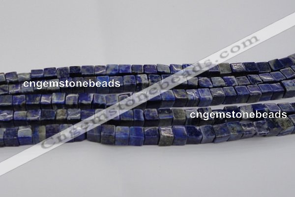 CNL1100 15.5 inches 6*6mm cube lapis lazuli gemstone beads