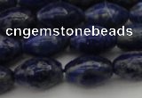 CNL1102 15.5 inches 8*12mm rice lapis lazuli gemstone beads