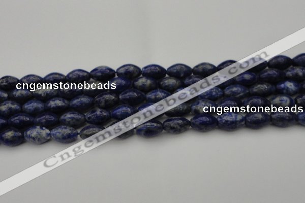 CNL1102 15.5 inches 8*12mm rice lapis lazuli gemstone beads