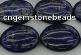 CNL1122 15.5 inches 18*25mm oval lapis lazuli gemstone beads