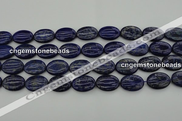 CNL1122 15.5 inches 18*25mm oval lapis lazuli gemstone beads