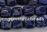 CNL1126 15.5 inches 10*10mm square lapis lazuli gemstone beads